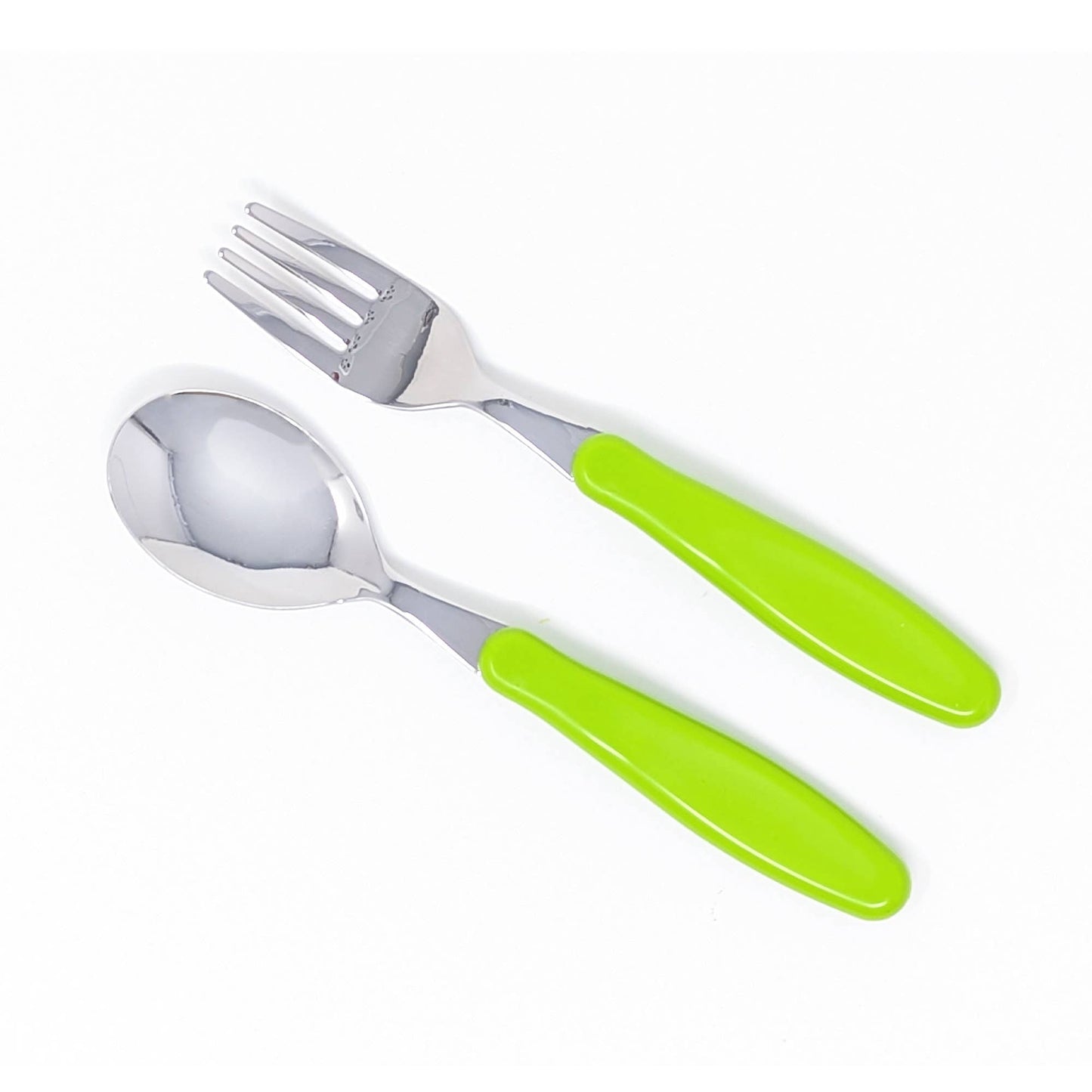 EZ Grip Toddler Kids Spoon and Fork Set w/ Case