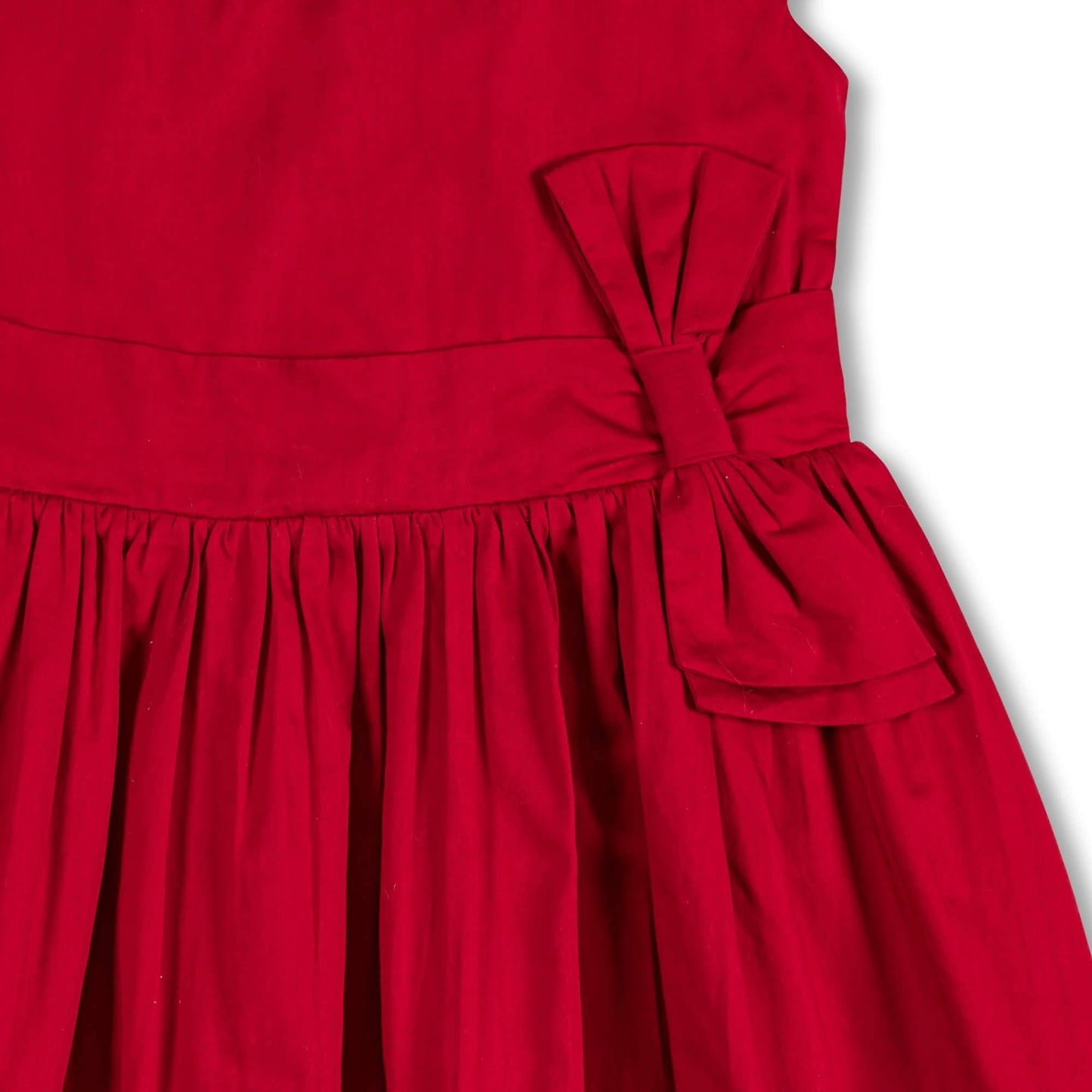 Party Dress - Red Sateen