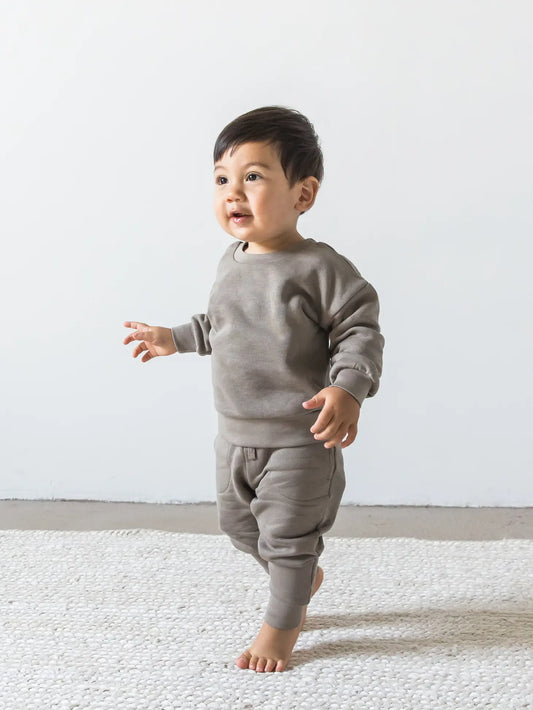 Kelly Fleece & Jogger Set -Driftwood