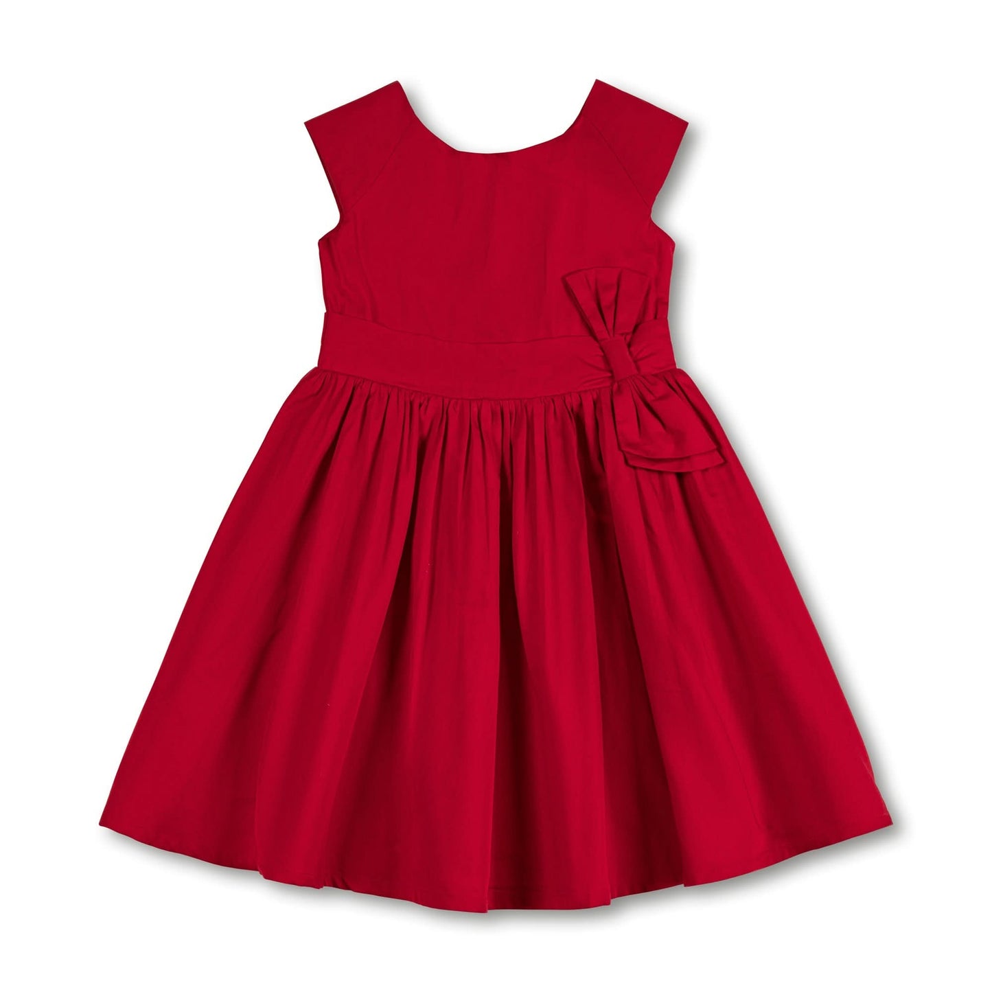 Party Dress - Red Sateen