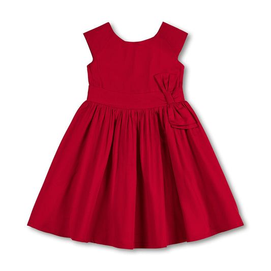 Party Dress - Red Sateen