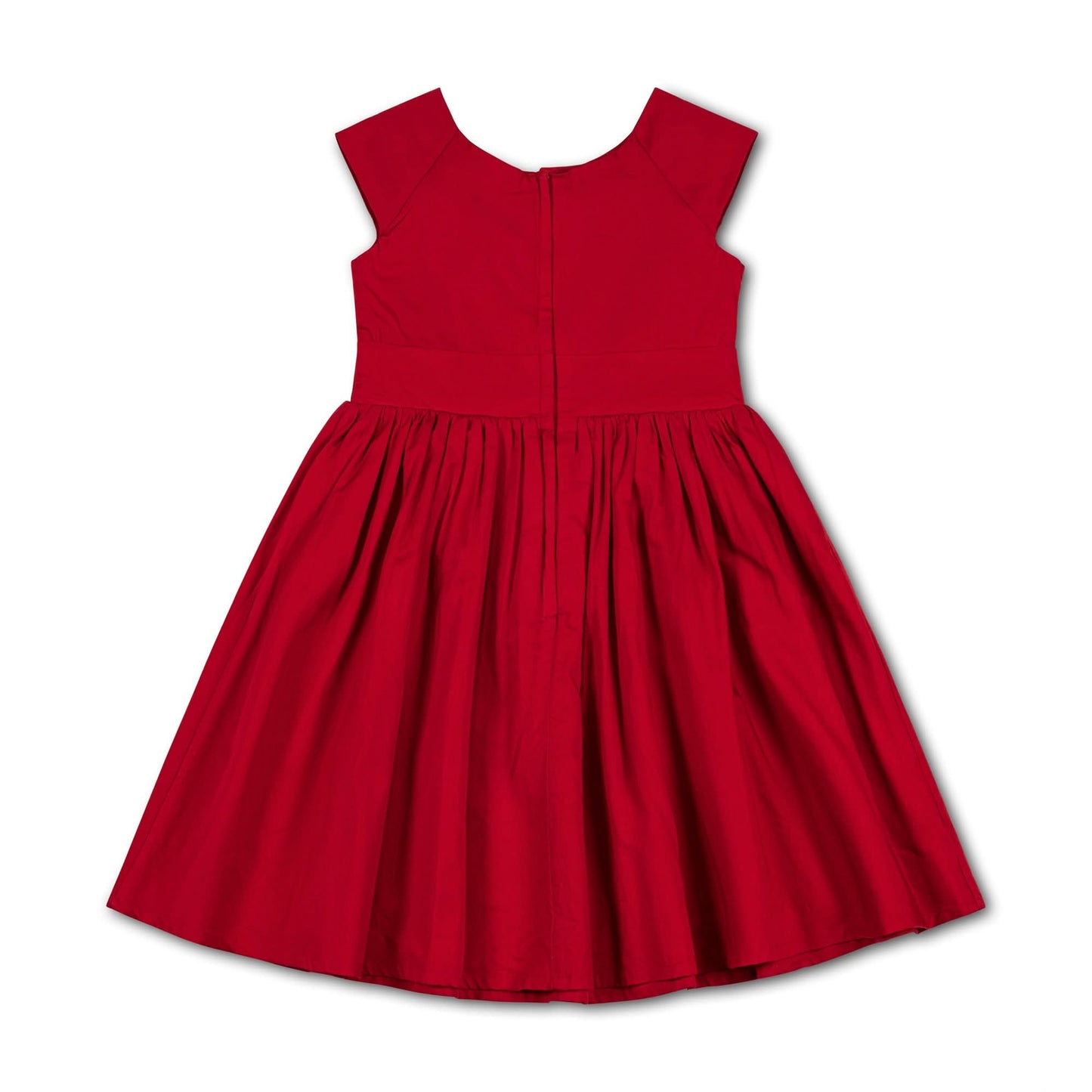 Party Dress - Red Sateen