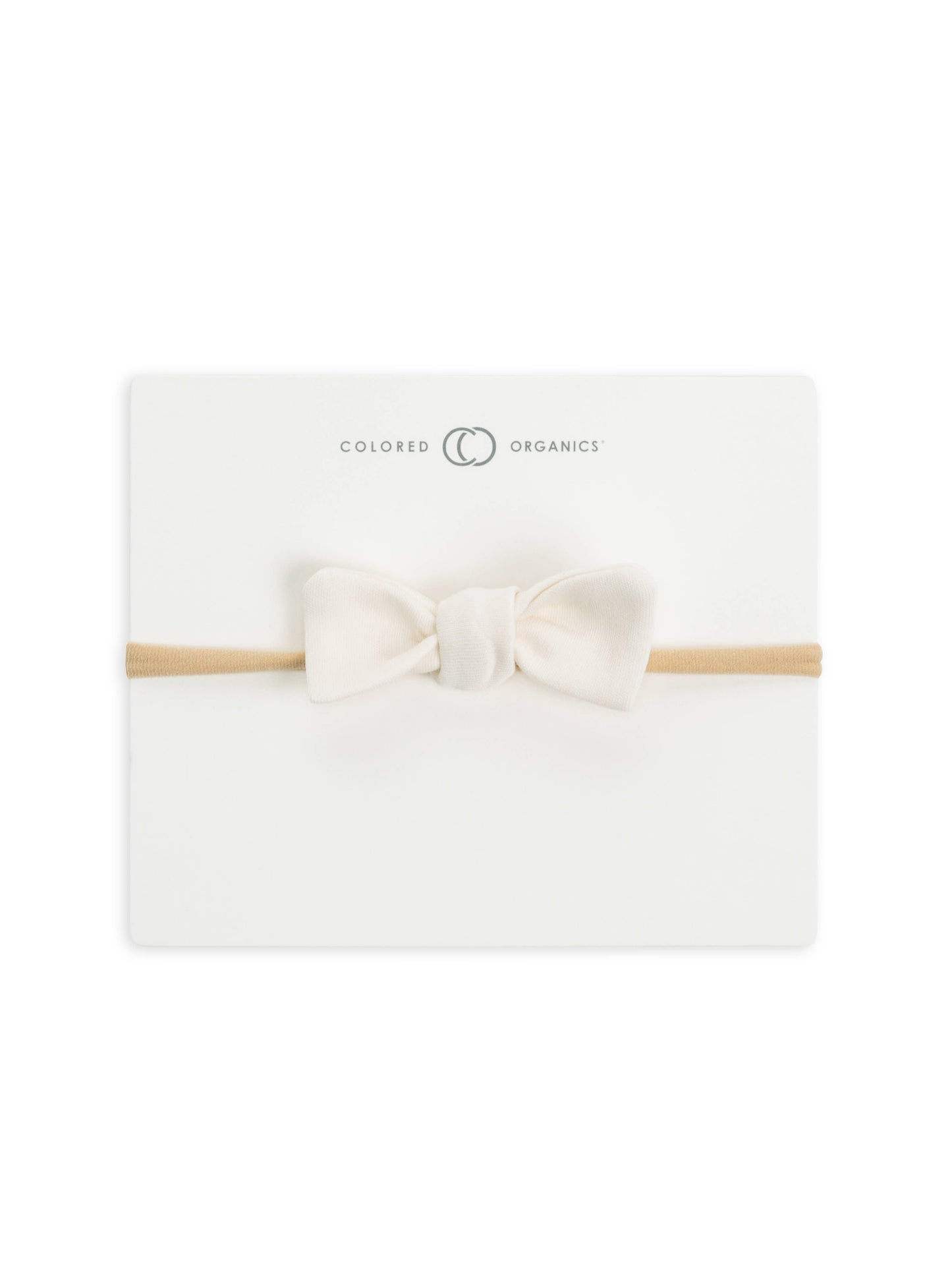 Muslin Dainty Bow Headband - Ivory