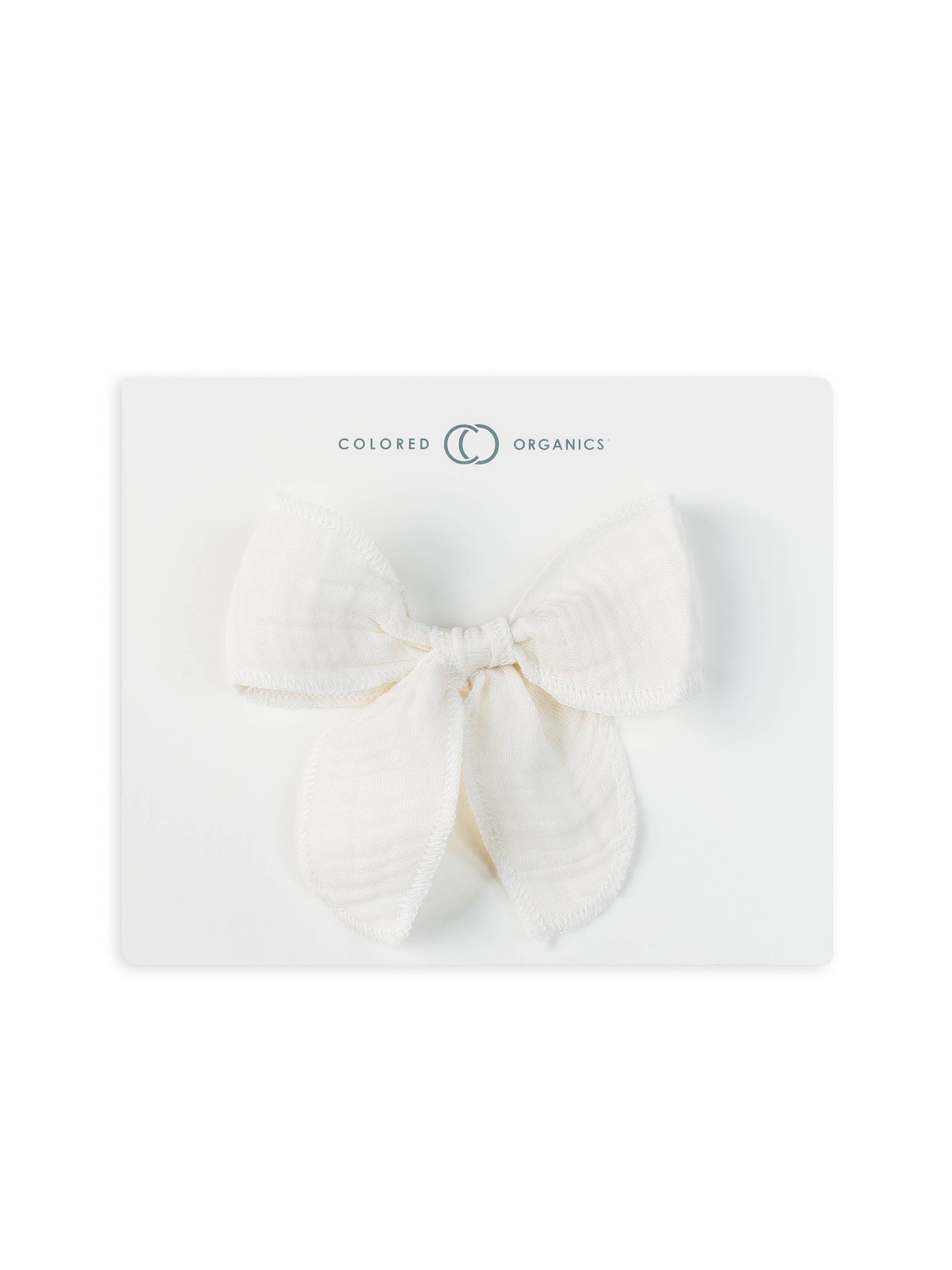 Muslin Hair Clip - Ivory