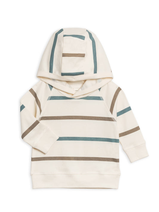 Madison Pullover - Max Stripe / Teal+Taupe