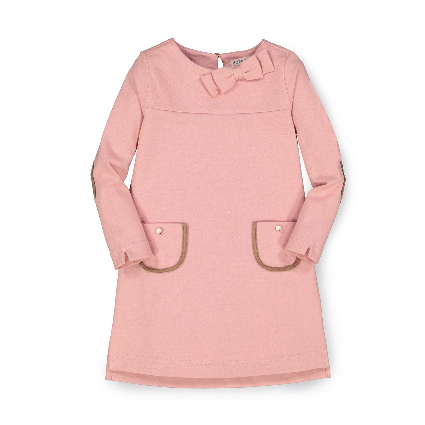Quilted Ponte Riding Dress: Rose