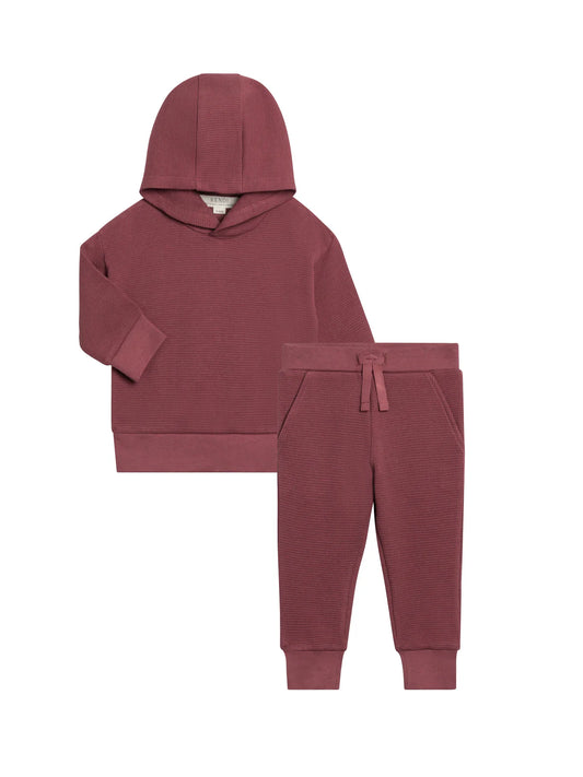 2-Piece Waffle Set - Mulberry